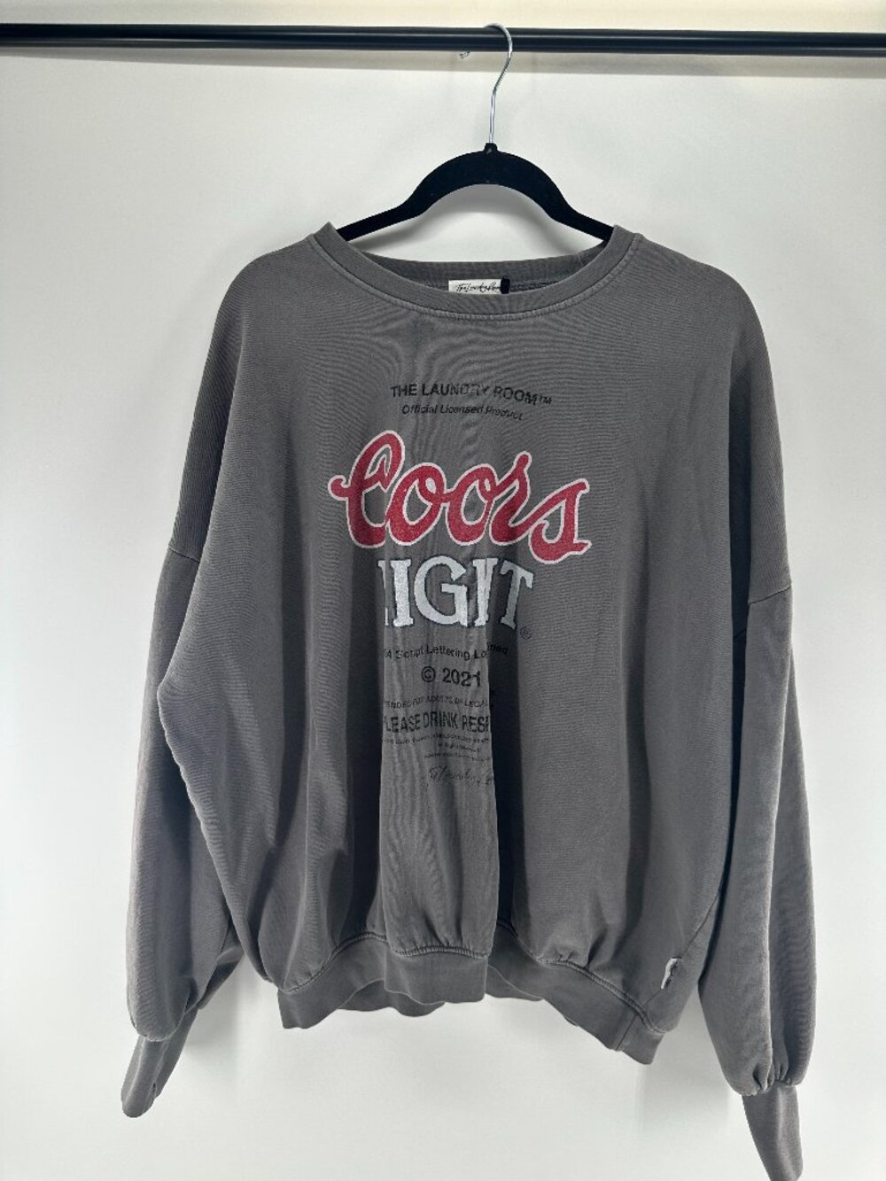 The Laundry room, Coors Light Sweatshirt xl